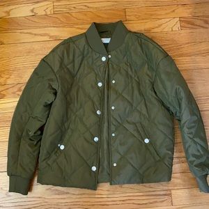 Olive Green Bomber Jacket